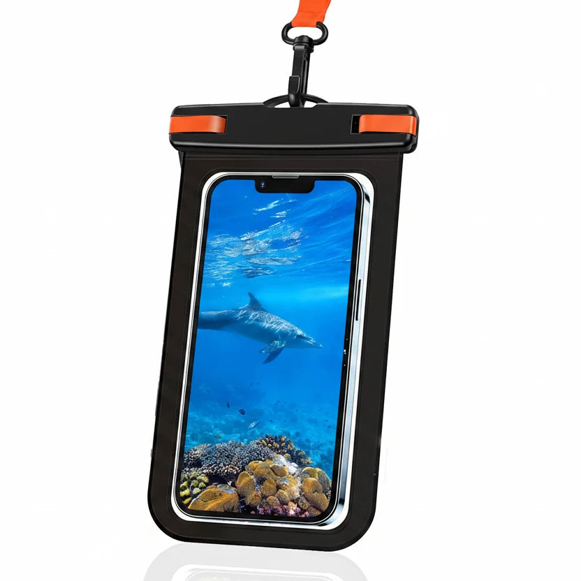 Waterproof Phone Pouch, Universal IPX8 Waterproof Phone Case with Lanyard for iPhone & Samsung Up to 7.0 inch