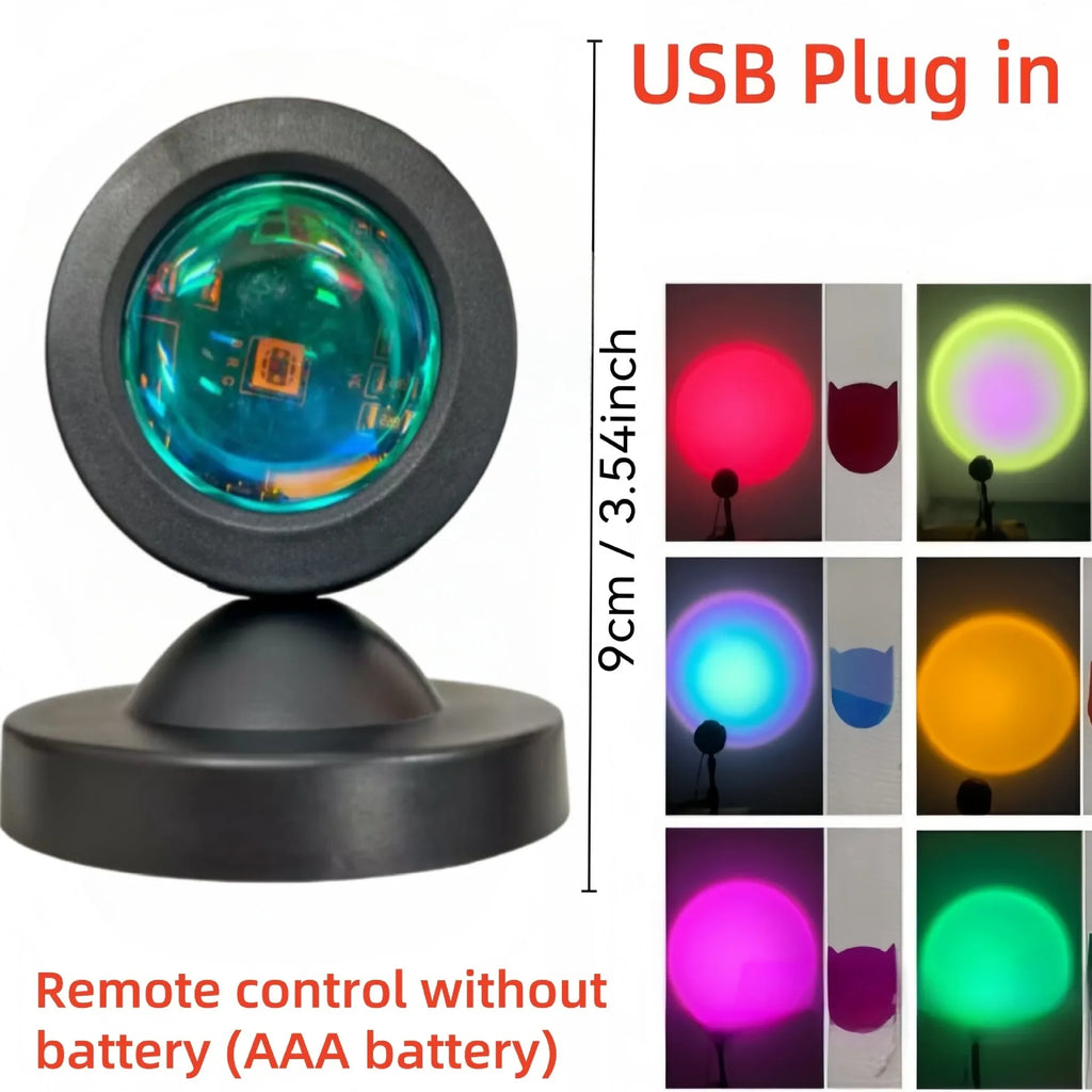 Sunset Light Projection Light With Remote Control 16-Color