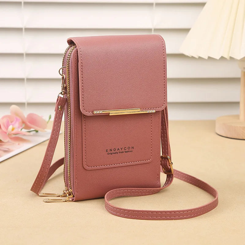 Crossbody Shoulder Bag Touch Screen & Card Holder