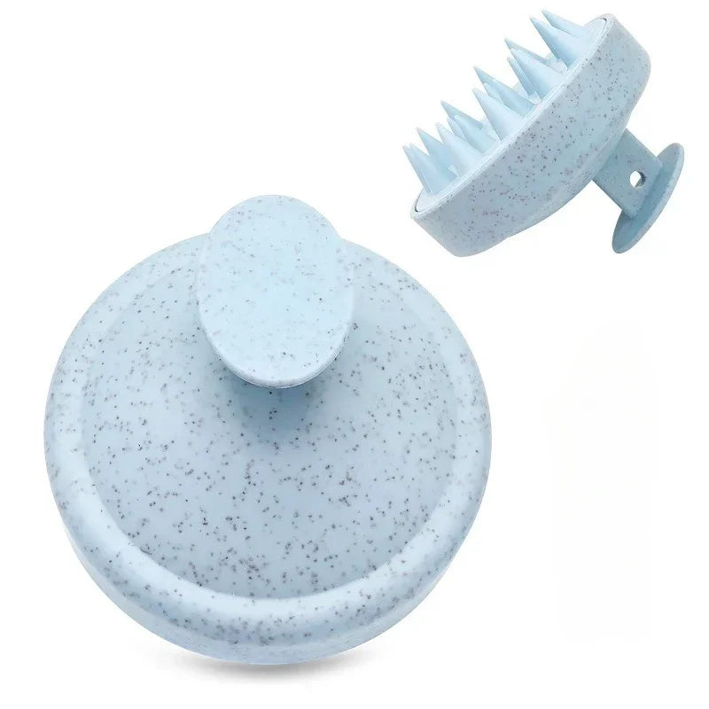 Silicone Shampoo Brush Head Scalp Massager