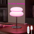 Bauhaus table lamp plastic lampshade Nordic mushroom lamp 9-level brightness & dimming
