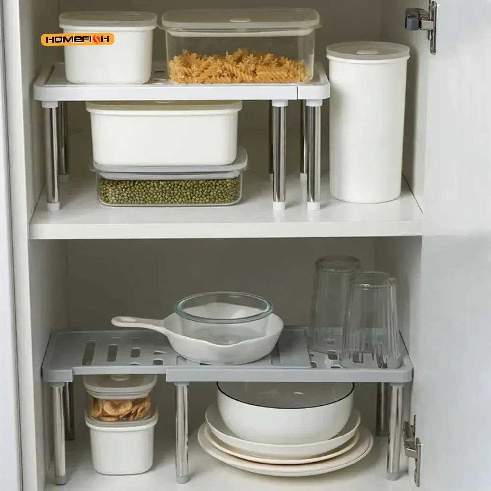 Extendable Shelving Unit (1 piece) Multi-purpose Storage Rack
