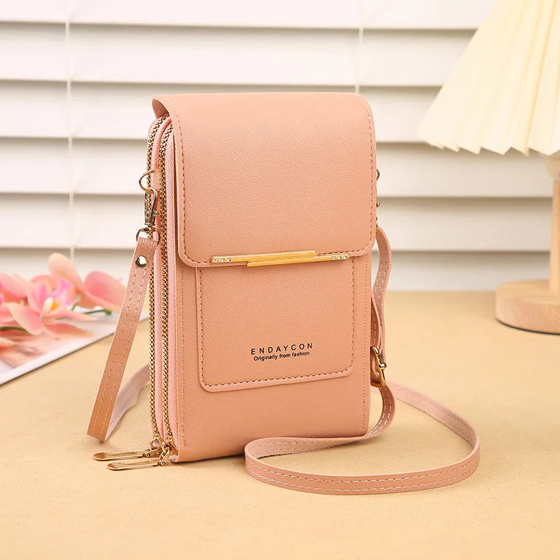 Crossbody Shoulder Bag Touch Screen & Card Holder