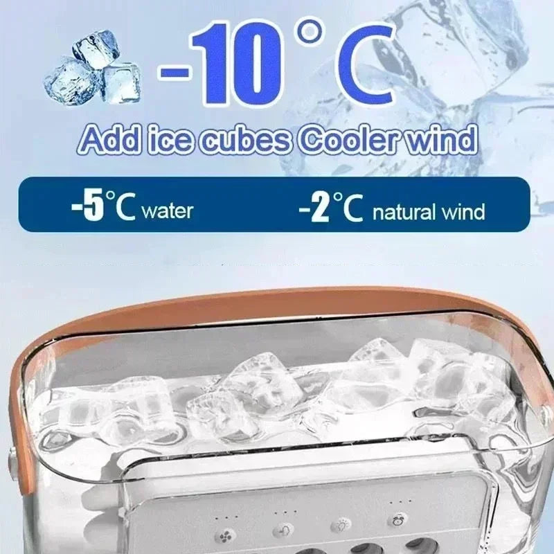 New 3 In 1 LED Fan Humidifier/Air Conditioner