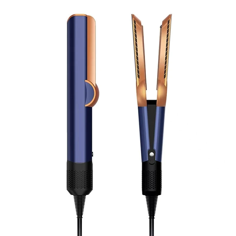 2-in-1 Hair Dryer and Flat Iron Dual Heat Hair Styler for Quick Drying and Straightening