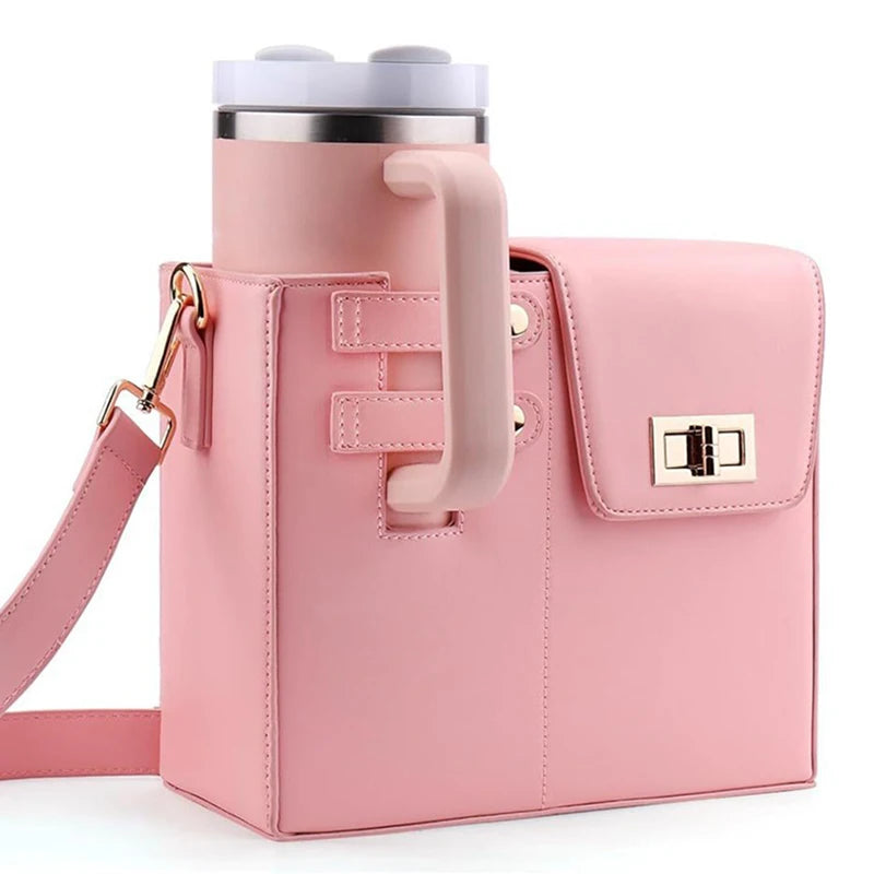Portable Water Bottle Crossbody Bag Multifunctional