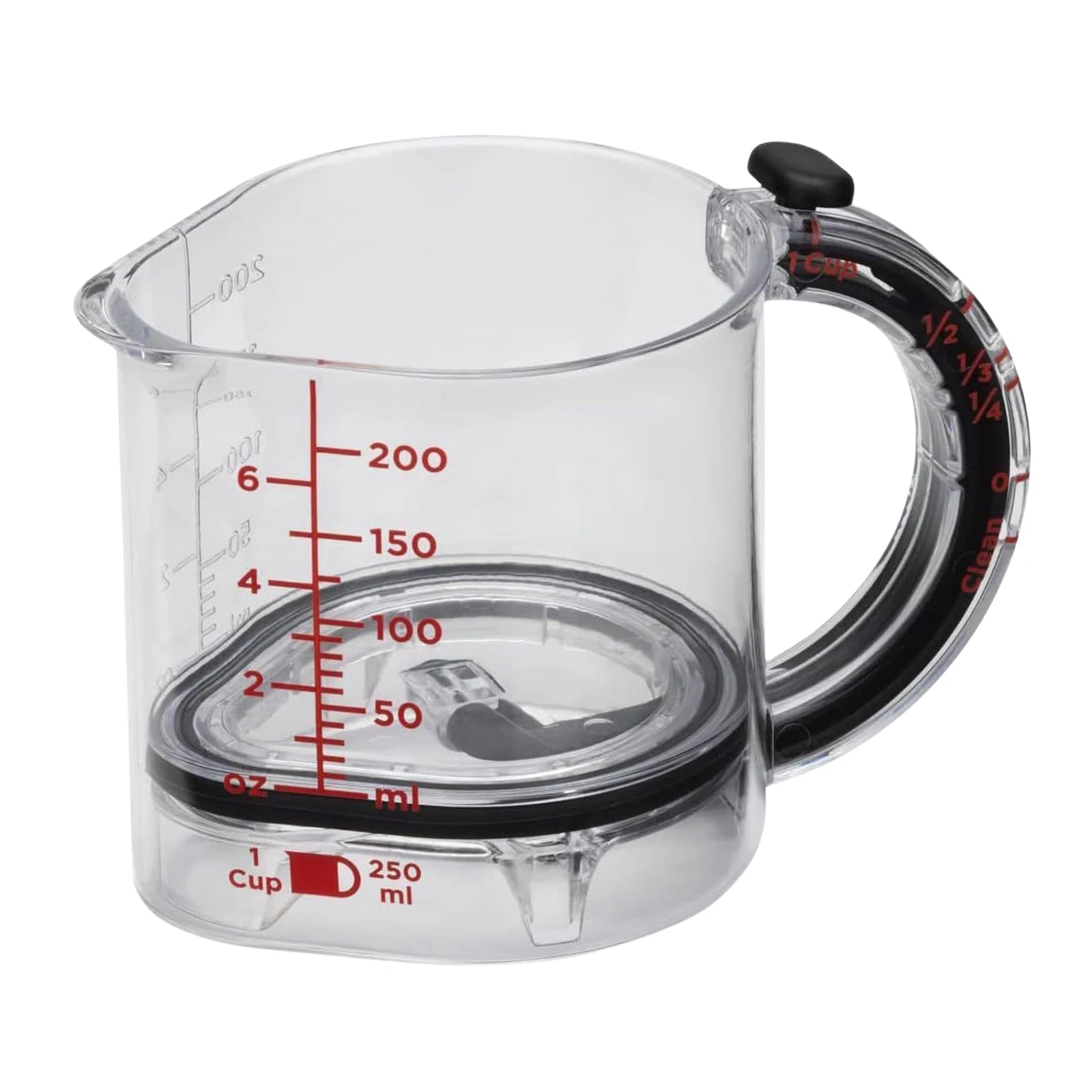 4 in 1 Adjustable Measuring Cup with Scraper-Style Seal Base