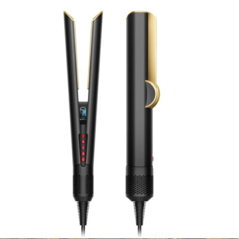 2-in-1 Hair Dryer and Flat Iron Dual Heat Hair Styler for Quick Drying and Straightening