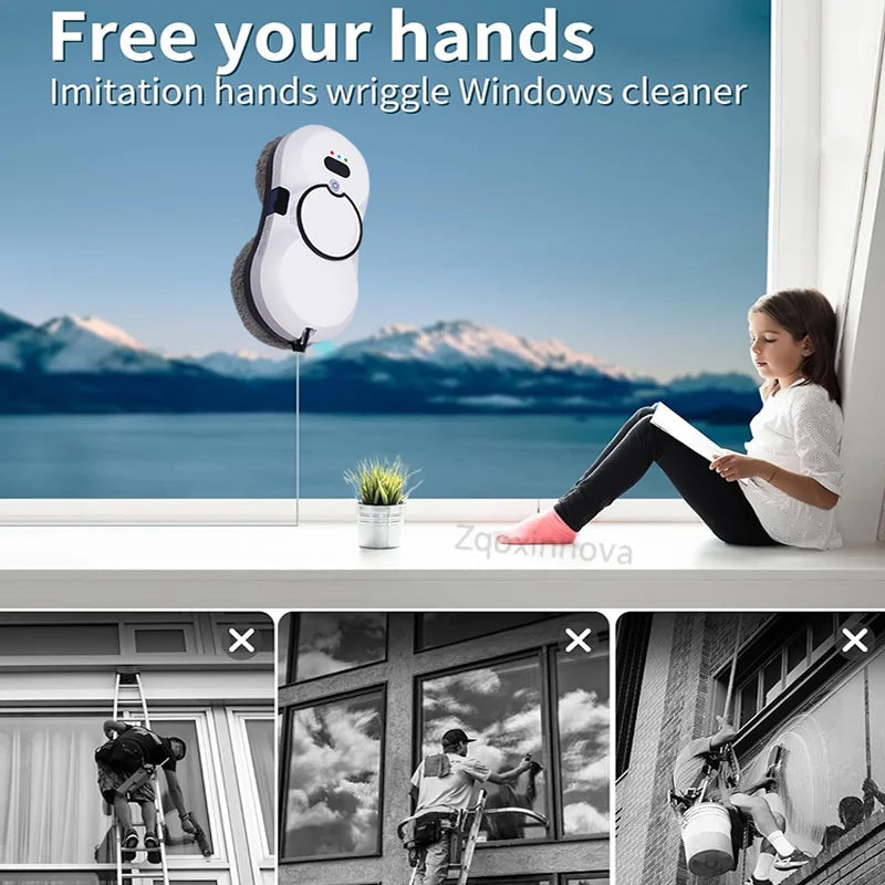 UPS System Auto Clean Robot Window Cleaner