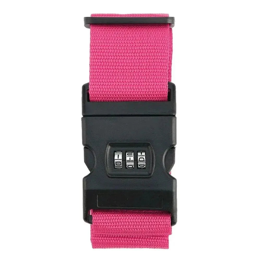Adjustable Luggage Security Lock Belts Strong Elastic Extra Safety