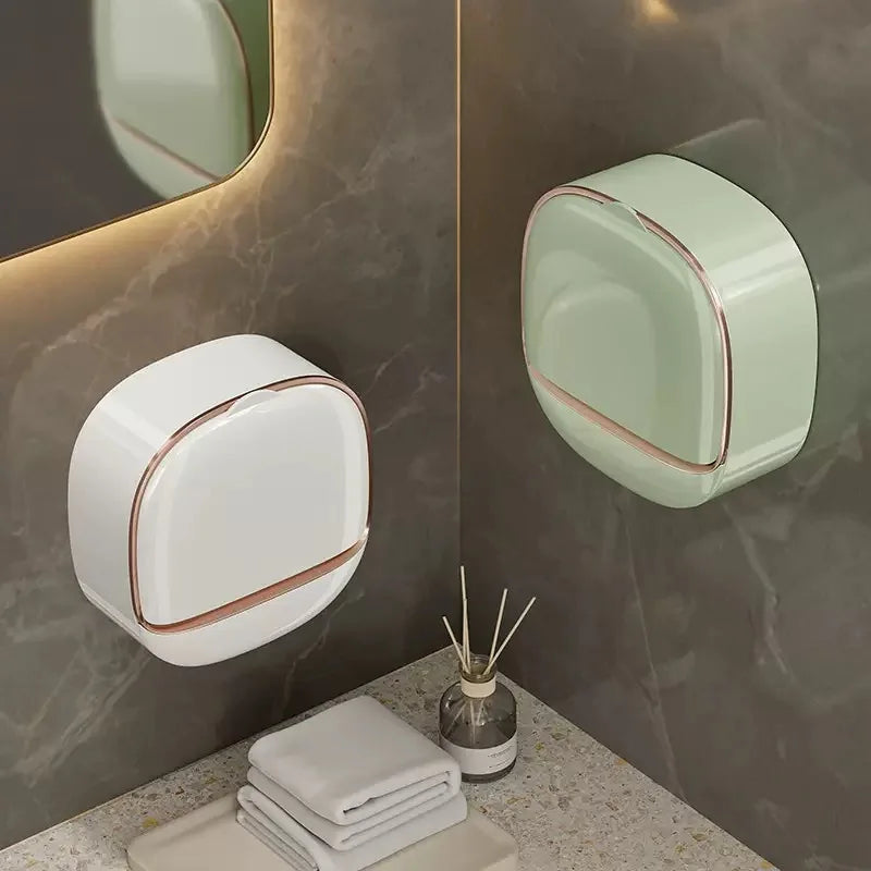 Waterproof Soap Box for Shower Or Sink Hanging Soap Holder with Drainage