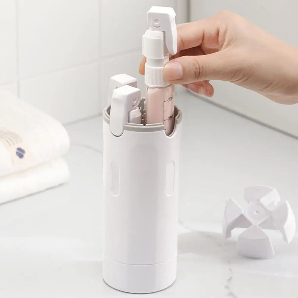 4-in-1 Dispenser Bottle For Travel with Labels