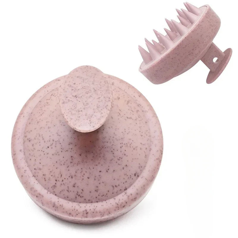 Silicone Shampoo Brush Head Scalp Massager