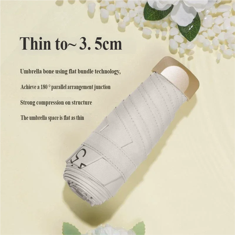 Mini Sun/Rain Umbrella Folding UV Ultraviolet Protection
