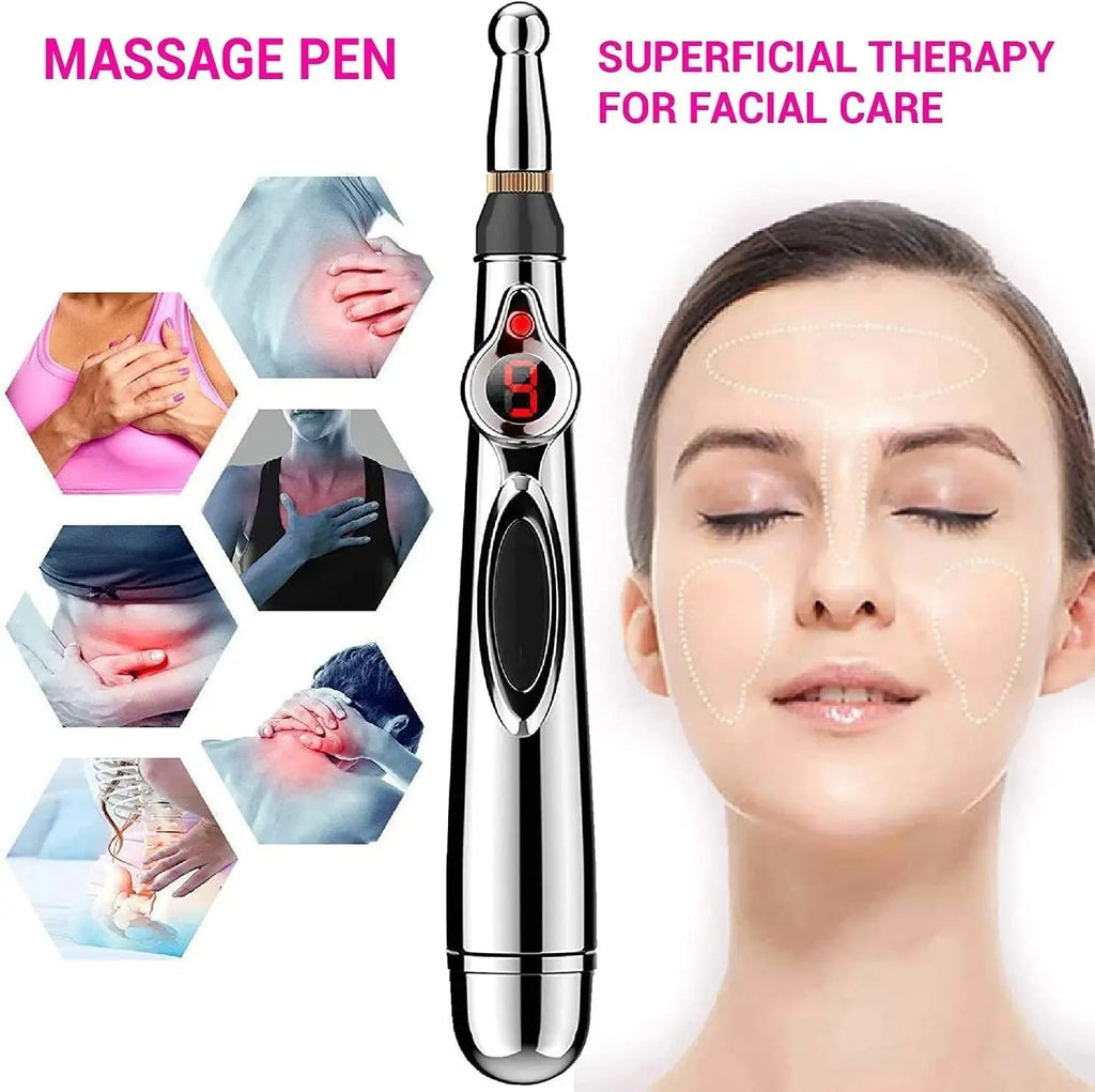 Electronic Acupuncture Point Massage Pen Multi-Function Meridian Press