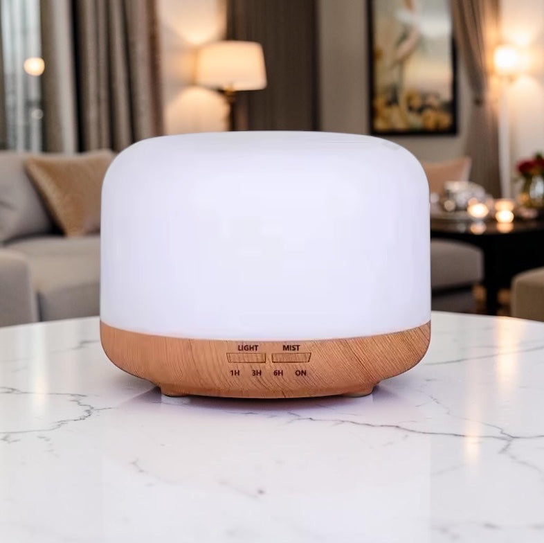500ML Mini LED Humidifier Aroma Diffuser, Essential Oil Diffuser