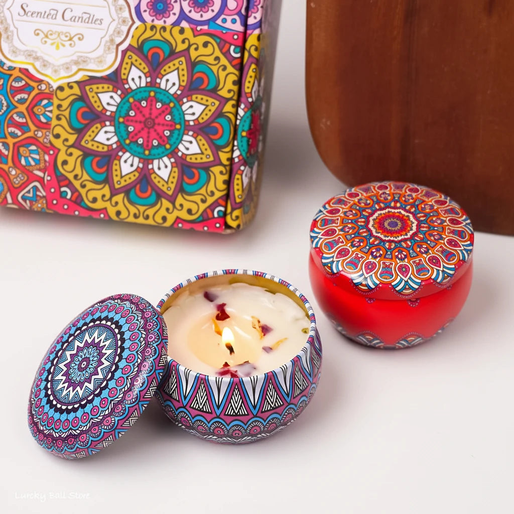 4Pcs/Box Scented Candle Set