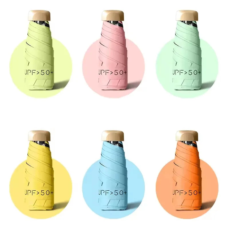 Mini Sun/Rain Umbrella Folding UV Ultraviolet Protection