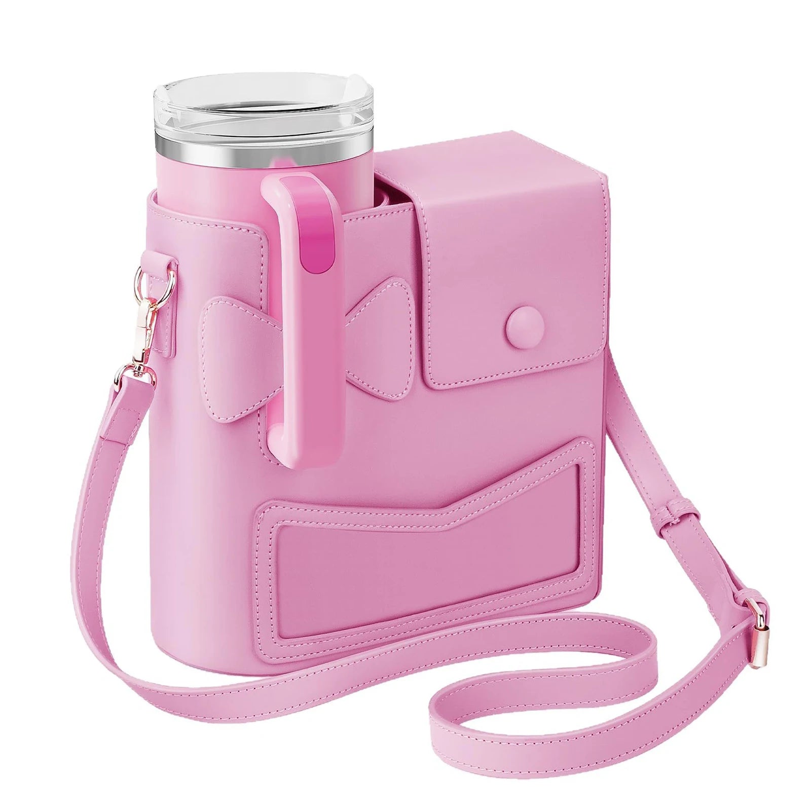 Universal Crossbody Bag Purse for Stanley Cup 40 oz With Adjustable Shoulder Strap