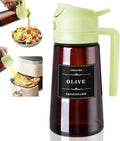 2-in-1 Glass Oil Dispenser & Sprayer - 16oz/470ml Leakproof