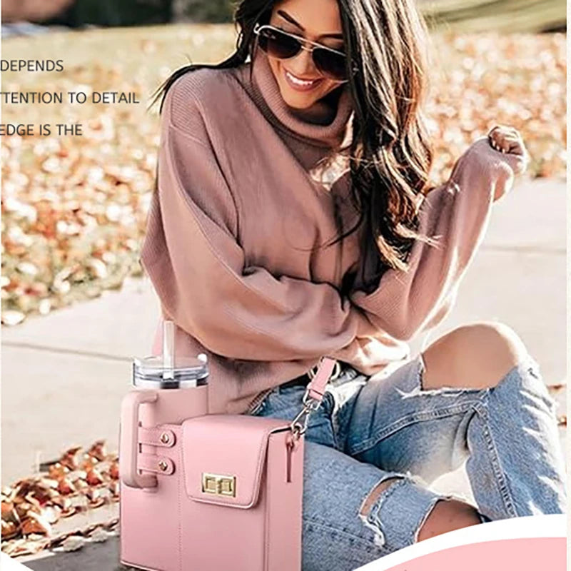 Portable Water Bottle Crossbody Bag Multifunctional