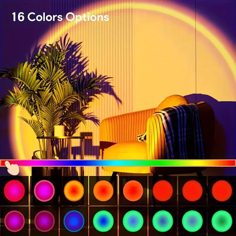 Sunset Light Projection Light With Remote Control 16-Color