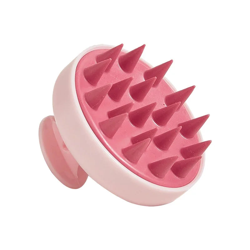 Silicone Shampoo Brush Head Scalp Massager