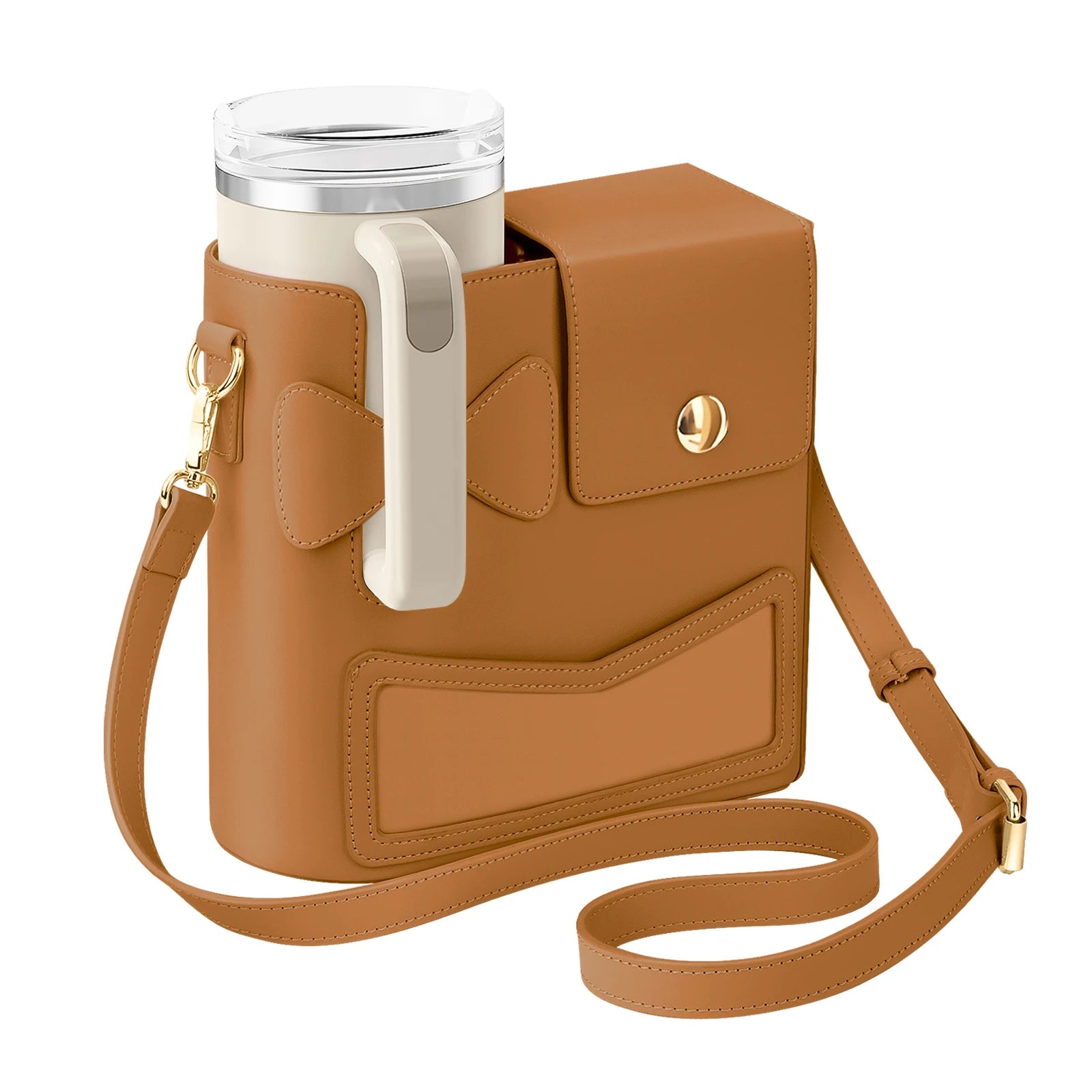 Universal Crossbody Bag Purse for Stanley Cup 40 oz With Adjustable Shoulder Strap