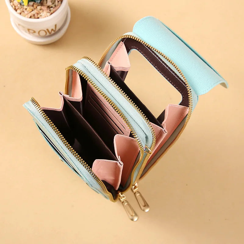 Crossbody Shoulder Bag Touch Screen & Card Holder