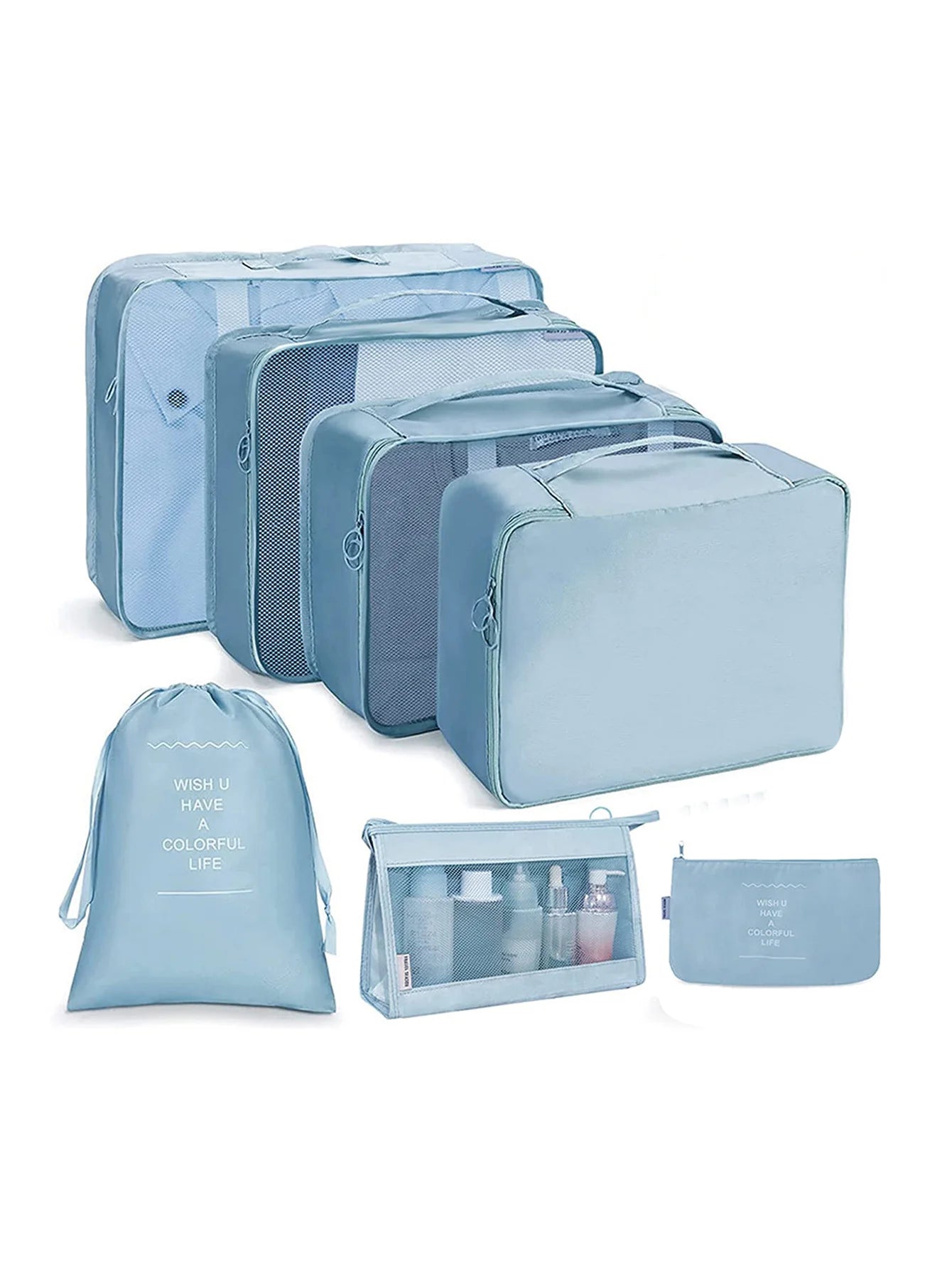 7/8/9/10 Pcs Set Travel Organizer Storage Bags