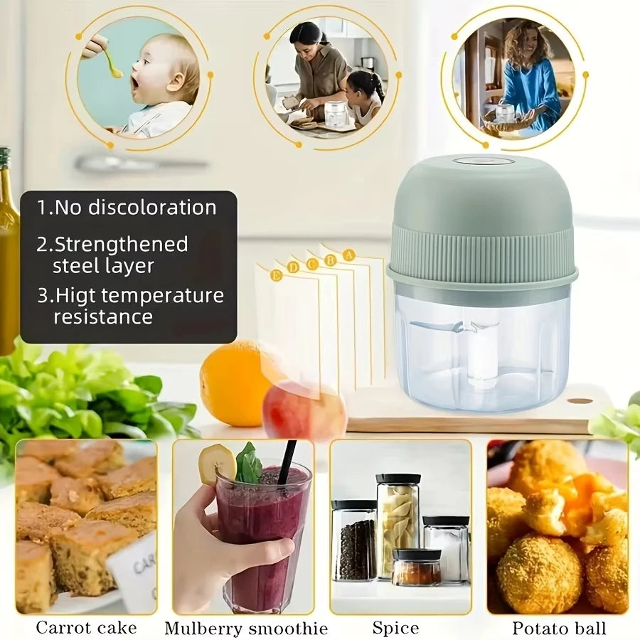 electric Vegetable grinder 260ml 1 button start