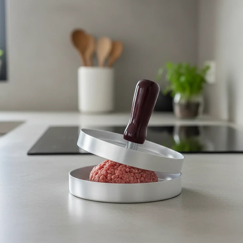 1PC Non-Stick Burger Press Metal Patty Maker