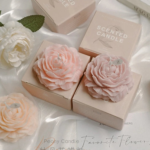 3D Peony Aromatic Candle Creative Flower Aromatherapy