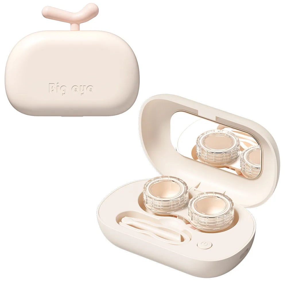 Rechargable portable Ultrasonic Contact Lens Cleaner
