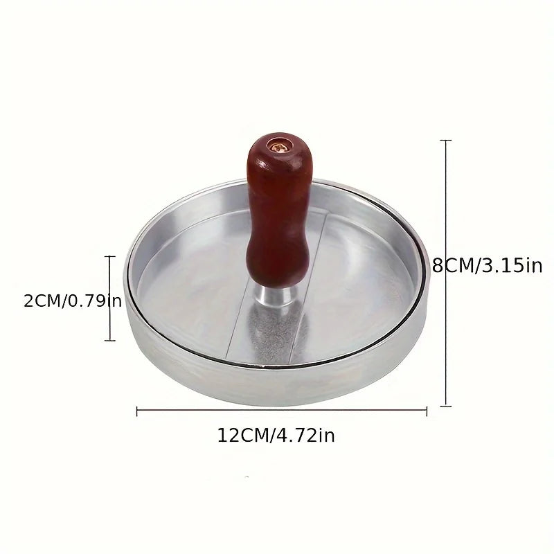 1PC Non-Stick Burger Press Metal Patty Maker