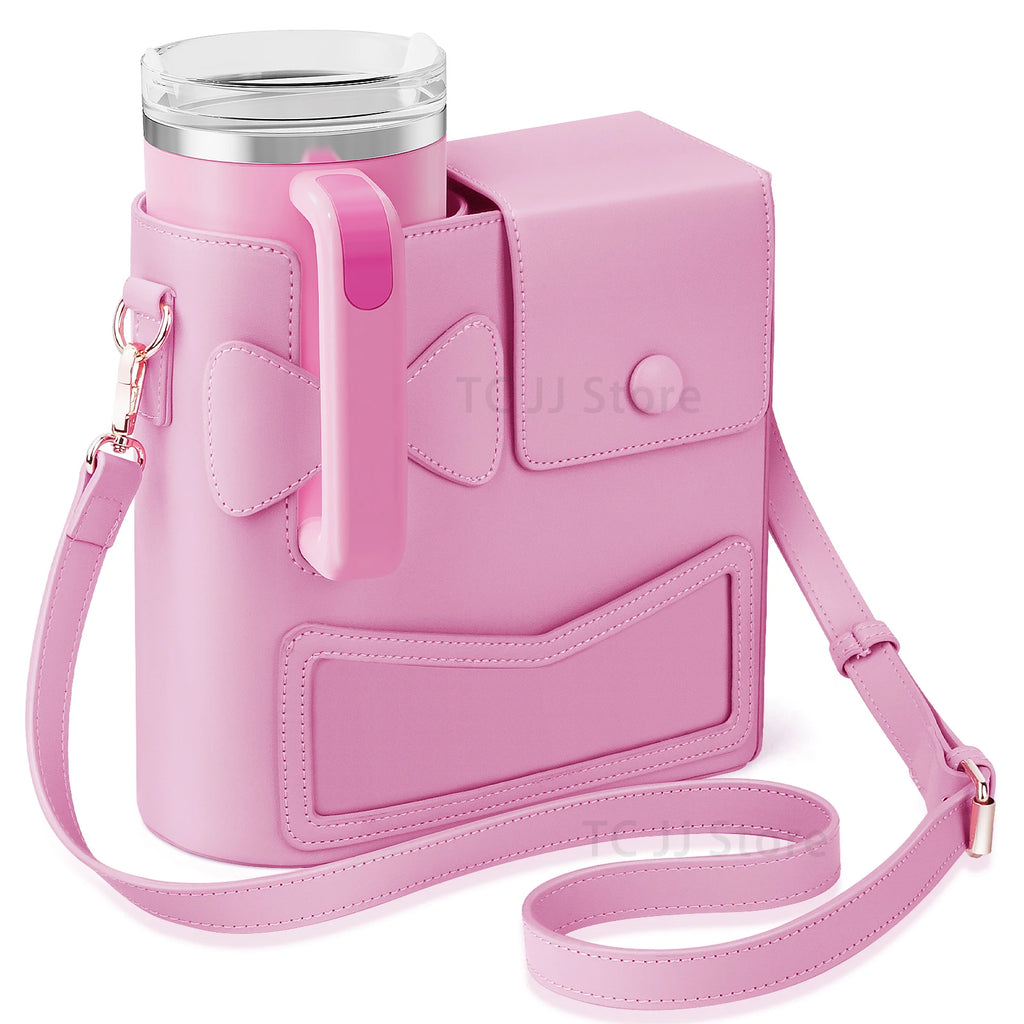 Universal Crossbody Bag Purse for Stanley Cup 40 oz With Adjustable Shoulder Strap