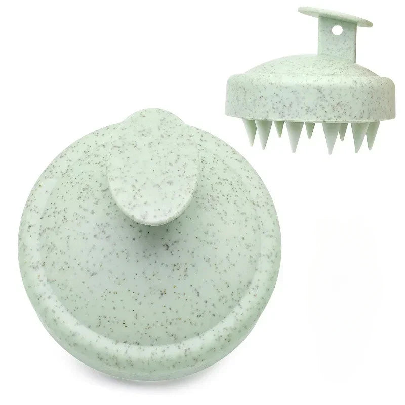 Silicone Shampoo Brush Head Scalp Massager