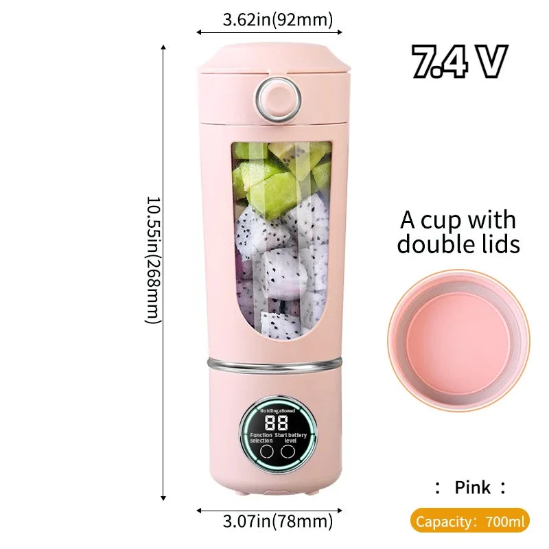 New Portable Juice Maker Blender for Shakes Smoothies 700ML