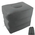 Footrest Pillow Resting For Airplane Inflatable Travel Foot Rest