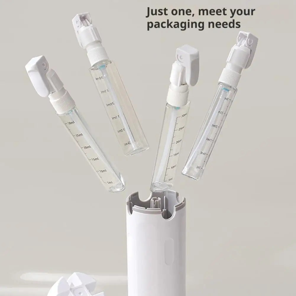 4-in-1 Dispenser Bottle For Travel with Labels