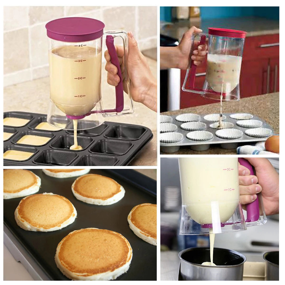 900ML Batter Separator Baking Tool Measuring Cup
