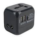Universal All-in-One Wall Travel Charger Adapter with 2 USB And 1 Type C - Includes US EU UK AU Plugs