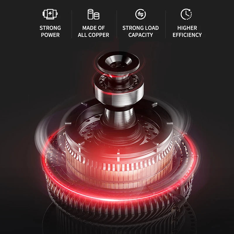 Portable Cordless Handheld Car Vacuum Cleaner Dual Use Blowing & Suction with Multi-Nozzles